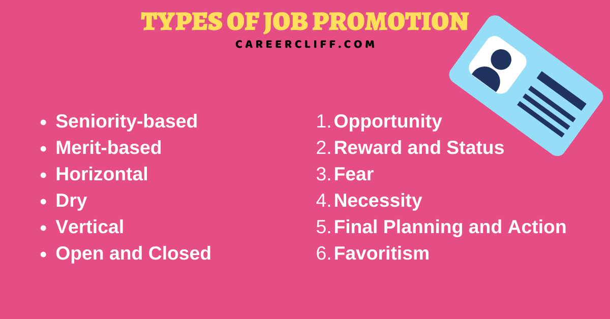 types of job promotion types of employee promotion