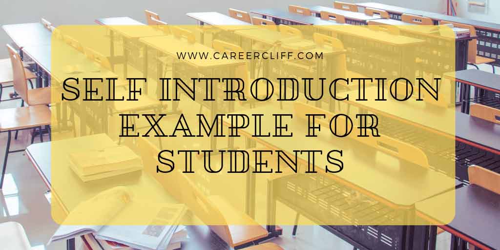 creative self introduction example for students in english