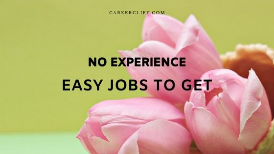 easy jobs to get with no experience